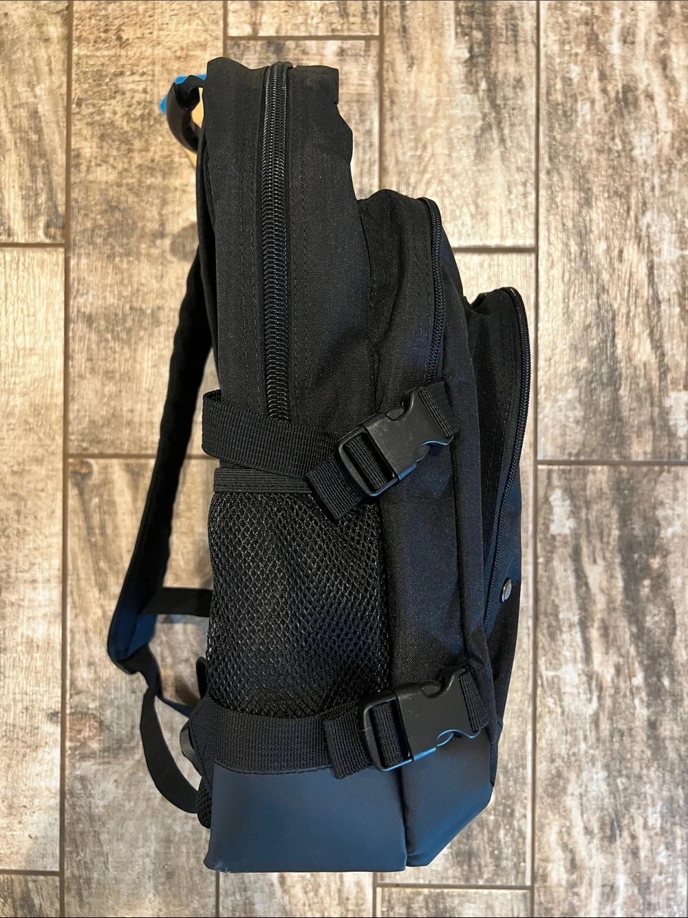 Black Men's Commuter Laptop Backpack